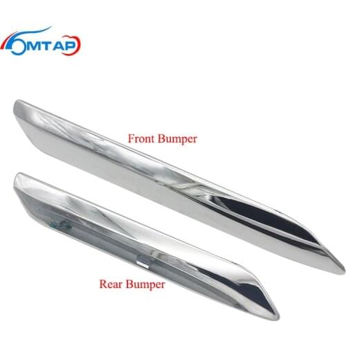 MTAP For Citroen C5 2008 2009 2010 2011 2012 Chrome Front Rear Bumper Garnish Strip Anti-scratch Decoration Strip Trim Cover