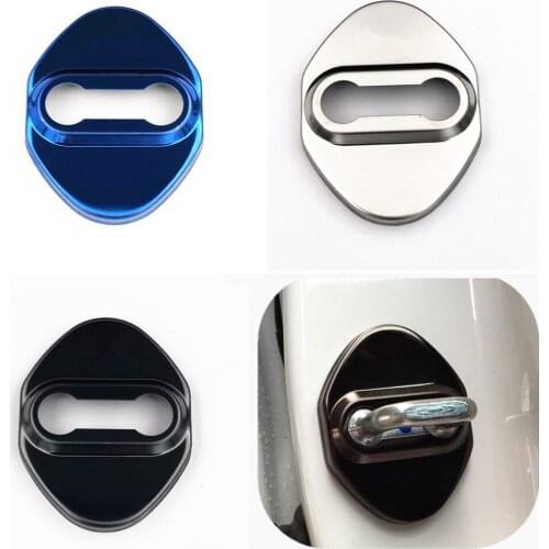 Door Lock Decoration Stainless Steel Cover Sticker Car Styling Case For Corolla Camry Avensis Rav4 Yaris Toyota Auris