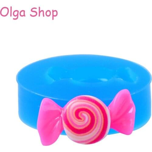 KYL165 27mm Candy Silicone Mold - Dessert, Sugarcraft, Fondant, Gum Paste, Icing, Jewelry, DIY Biscuit Baking, Resin Clay