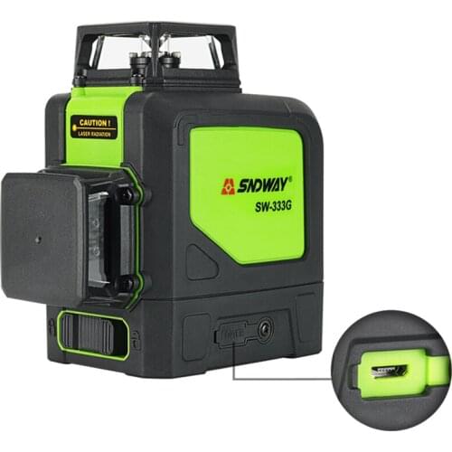 SNDWAY Mini Laser Levels 2 Lines Self-Leveling Laser Leveler Vertical Horizontal Cross Laser Red Green Beam Line Measuring