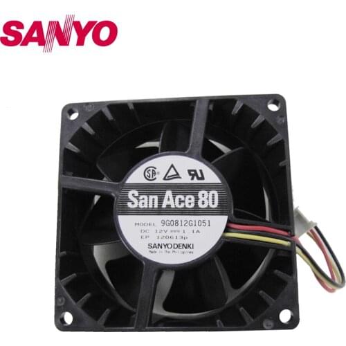 Brand new original inverter cooling fan 9G0812G1051 12V Server 80*80*38mm 80mm