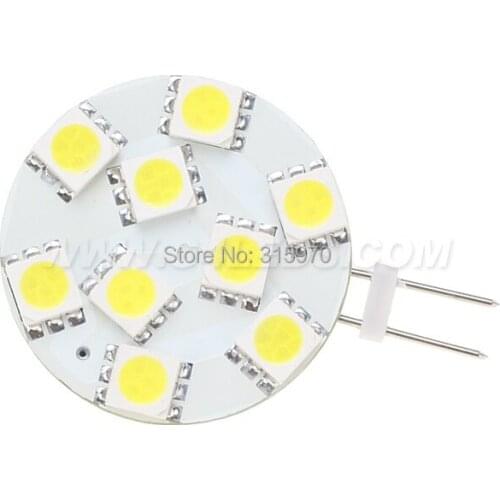 9LED G4 Led Lamp SMD 5050 12V 24V 180-198LM Yachts Boats Ships Automobiles Carts Accent Light down light 20pcs/lot
