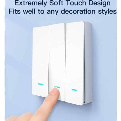 Tuya ZigBee Smart Light Switch with/without Neutral Wire No Capacitor Needed Smart Life 2/3 Way Works with Alexa Google Home