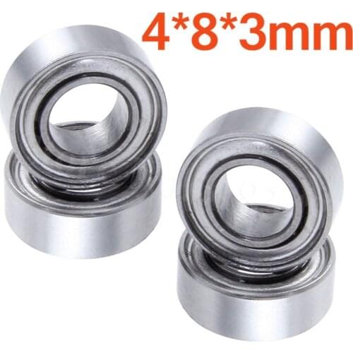 WLtoys A979 Parts A949-33 Ball Bearings 4x8x3 Upgrade for 1/18 RC Car A949 A959 A969 Fit HSP 58044