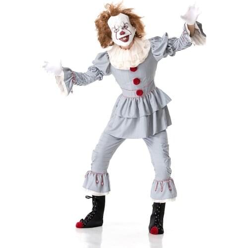 Halloween Adult Cosplay Returning Soul Clown Costume Carnival Masquerade Party Vampire Show Costume