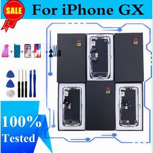 GX LCD Display For iPhone X XS MAX XSMAX XR Touch Screen Digitizer For iPhone 11 Pro Max 11Pro Max OLED Screen Replacement