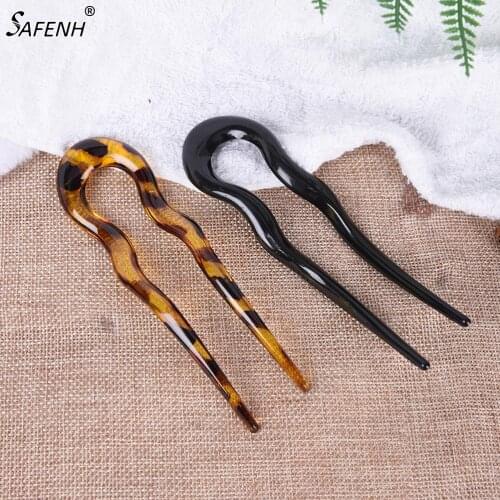 1Pc girls hair sticks abs plastic hair clips fashion Women hair accessories