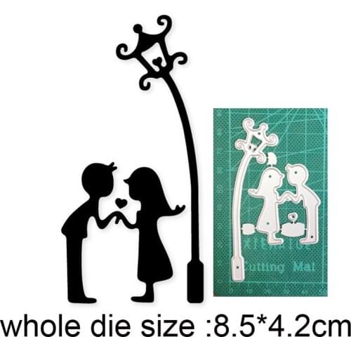 2021 metal cutting dies cut die mold Couple Lamp Light decoration Scrapbook paper craft knife mould blade punch stencils dies