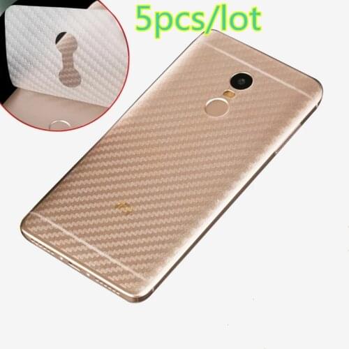 5PCS/lot 3D Carbon Fiber Back Film For Xiaomi Redmi Note 4 4X 5A Screen Protector Anti-Scratch For Redmi 5 plus 4A Pro S2 Film