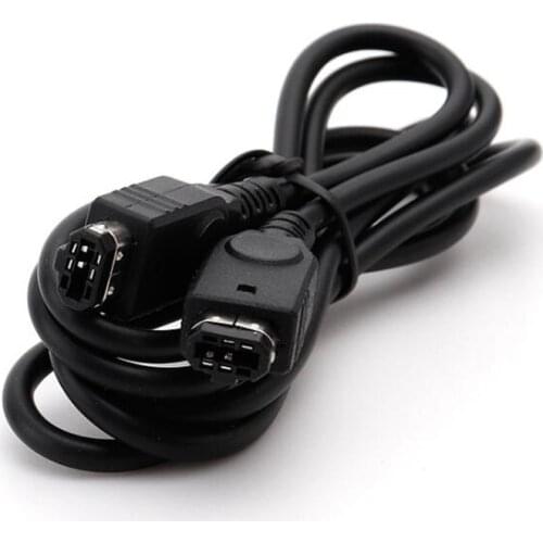 500pcs lots Black 1.2M 2 Player for GBA GBASP Link Cable Cord For Nintendo GameBoy SP