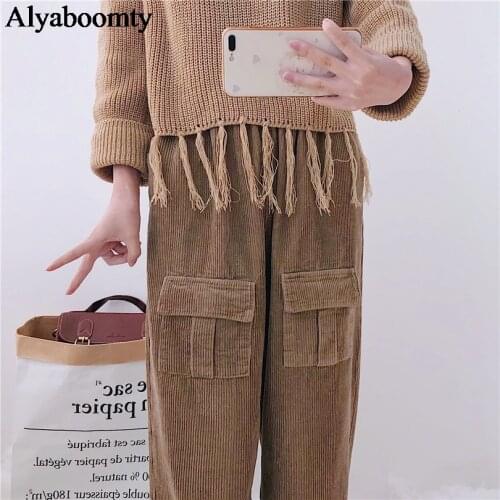 Женские вельветовые брюки Alyaboomty China At AliExpress