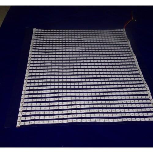 APA102C 30*30 pixels(panel size:50cm*50cm) RGB full color Flexible LED Pixel Panel Light DC5V;non-waterproof