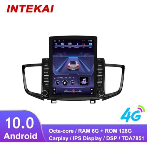 9.7" Vertical Style Tesla Screen Android 9.0 Car Radio GPS Navigation Autoradio multimedia player for Honda PILOT 2016 2017 2018