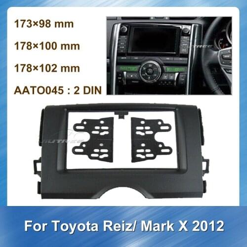 Car Fascia Radio Multimedia fascia For Toyota Reiz Mark X 2012 Car Head Unit Car Refitting Stereo GPS Navigation Fascia Panel