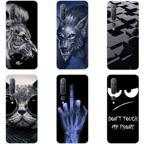 For Xiaomi Mi 10 Case Silicone For Xiaomi Mi 10 Cover Soft TPU Phone Case For Mi10 Global Version Mi10 Case