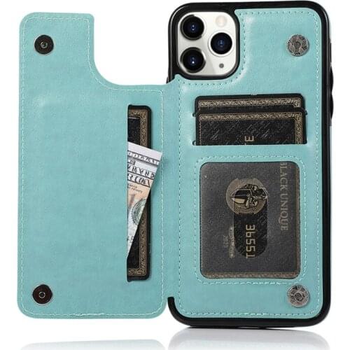 Retro PU Leather Case For iPhone 12 Mini 11 Pro Max XR 7 8 Plus Multi Card Holder Phone Cover For iPhone 6s 5S 5 XS MAX SE 2020