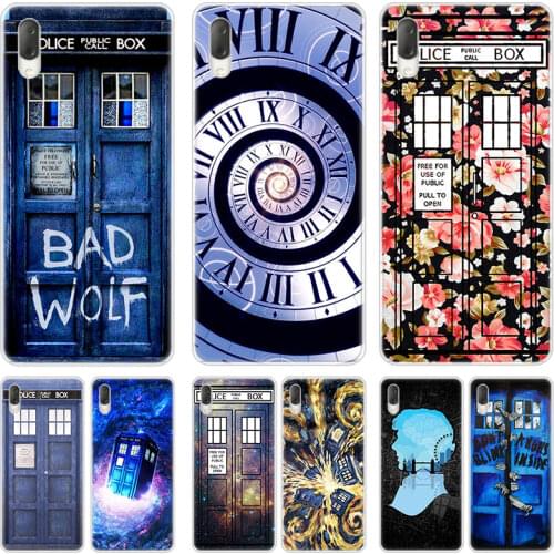 Floral TARDIS Tardis Doctor Who Case For Sony Xperia L1 L2 L3 X XA XA1 XA2 Ultra E5 XZ XZ1 XZ2 Compact XZ3 M4 Aqua Z3 Z5 Premium