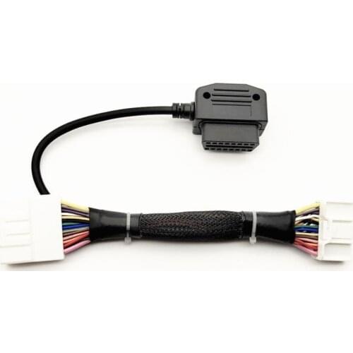 26 pin male female connector Tesla model3 OBD II adapter diagnostic harness electronic cable of new energy vehicle