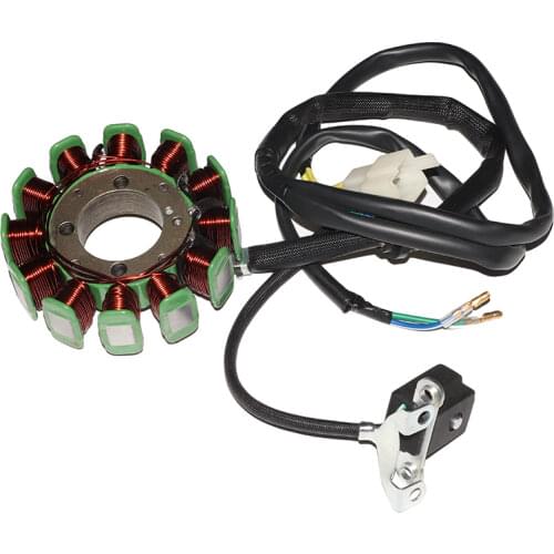 Motorcycle generator stator solenoid coil, used for ATV scooter 12 stator coil 200cc 250cc parts