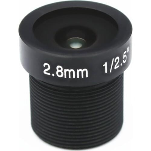 HD 5mp 2.8mm cctv lens 1/2.5" 160 Degrees Wide Angle CCTV IR Board Lens F2.0 M12*0.5 for IP CCD camera