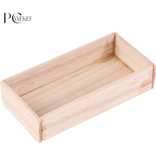 Hot 1pc 1:12 Dollhouse Miniature Wooden Vegetable Fruits Basket Furniture Accessories