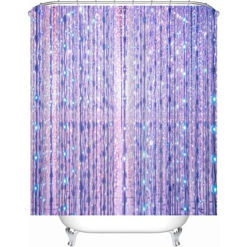 Morden dream purple shower curtain Mildewproof Waterproof Bathroom Decor Curtain