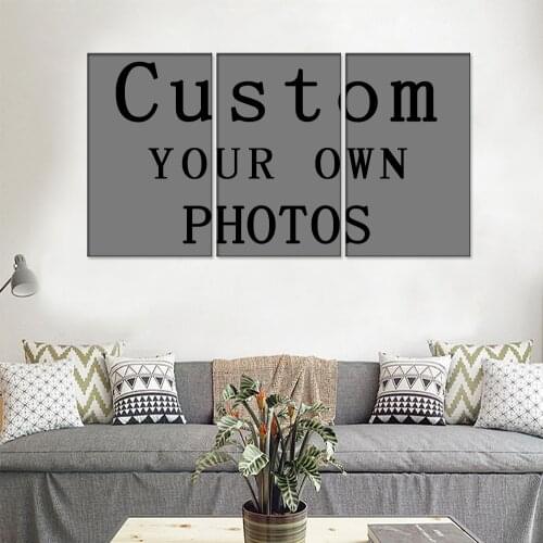 Wall Art Canvas Painting 3 Pieces Custom Photos Customized Posters Decorative Prints Wall Painting Home Lving Room Decoration