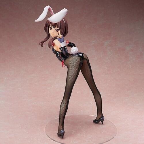 FREEing Kono Subarashii Sekai ni Shukufuku Megumin Bunny Ver. PVC Action Figure Japanese Anime Figure Model Toys Collection Doll