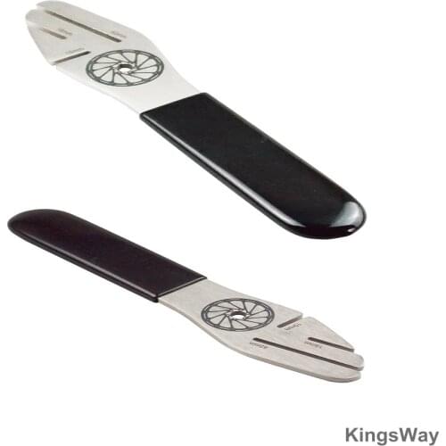 Portable Bike Bicycle Wrench Disc Brake Rotor Alignment Truing Tool Adjustment Durable Stainless Steel Wrench Bike Repair Tool