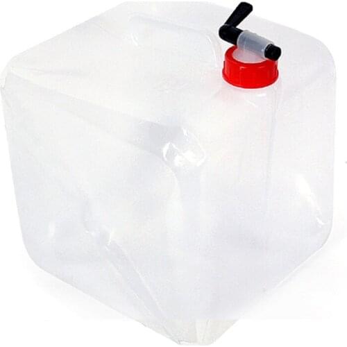 77JE 10L/20L Collapsible Water Container Portable Water Storage Carrier Bag Emergency Water Carrier Jug for Outdoors Hiking