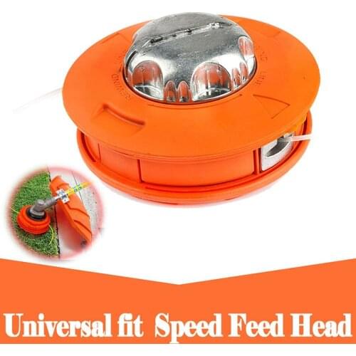 Universal Trimmer Head Aluminium Strimmer Head Replacement Trimmer Heads String Set Grass Brush Cutter Accessory