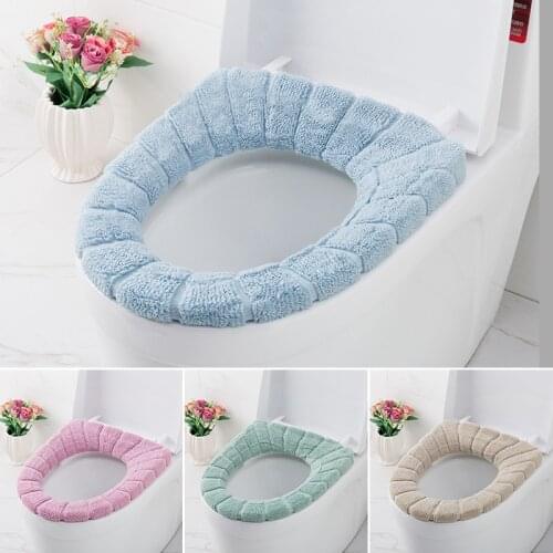 Universal Toilet seat cover Warm Soft Washable Toilet Cover for Home Decor Closestool Mat Seat Case Lid Cover WC Mat Accessories