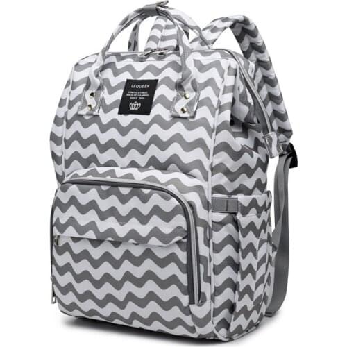 Lequeen Mummy Diaper Bag Waterproof Large Maternity Nursing Bag Travel Backpack For Mom Stroller Bags Baby Care Nappy Backpack
