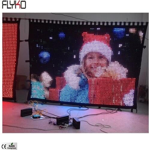 High Quality Folding Led Display P35mm 2x3m full color led screen in door stage decoration light