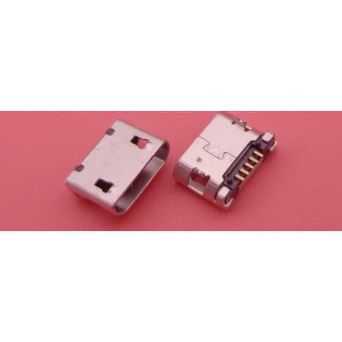 100pcs/lot Micro USB connector charging port jack for tablet PC for Coolpad W706 W706+ 9930 8810 for Huawei C8600 For Gionee E3