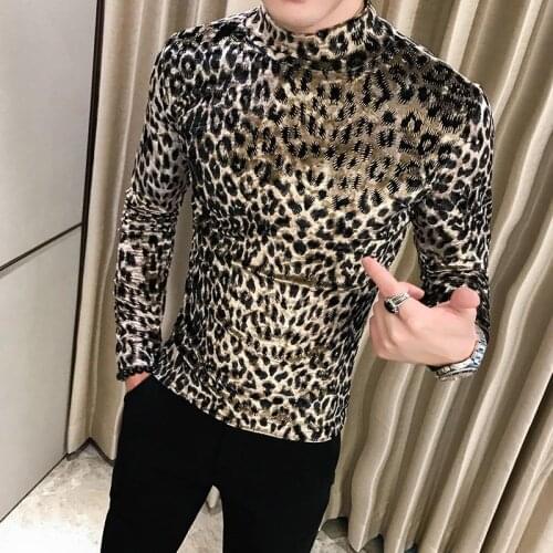 2021Autumn Mens High-Quality Fashion Leisure Velvet Sales Material Cotton Korean Style Sweater
