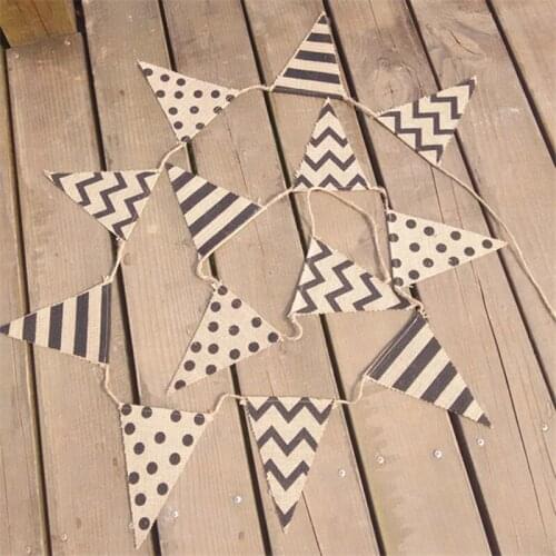 3M 13pcs/set Dots Banner Flag Wedding Hang Pennants Wedding Party Banner Kids Birthday Party Wall Decorations Supplies Flags