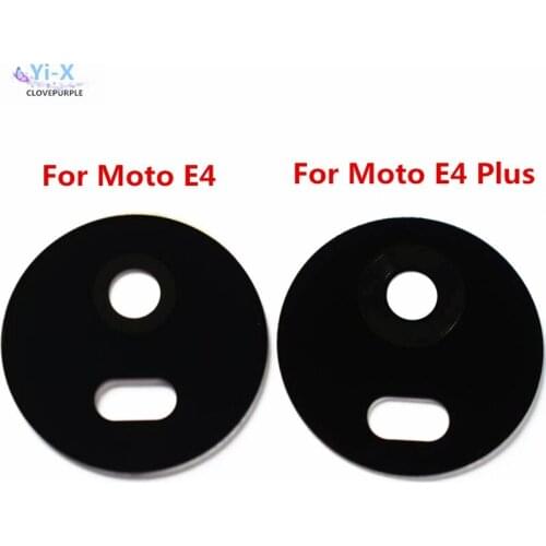 50pcs/lot Lens For moto E4 / E4 plus Rear Back Camera Cover Glass Lens For motorola moto E4 E4 plus with sticker