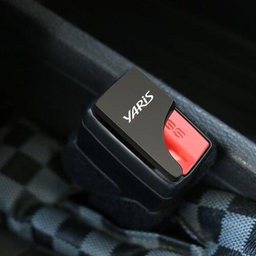 For Toyota yaris accessories car styling Hidden Car Safty Seat Belt buckle clip 1pcs