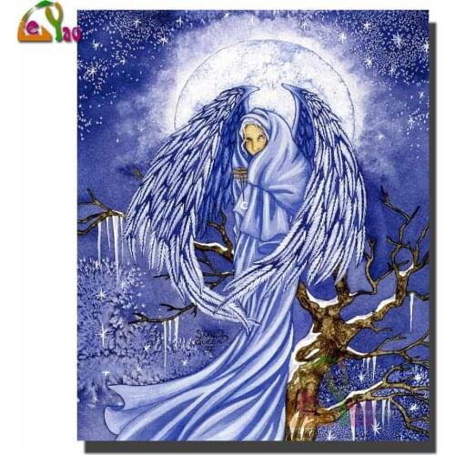 The art of snow queen 5D Diamond Painting Picture Round Embroidery Kit Castle Complete Mosaic Design Crafts Home Decor Gift