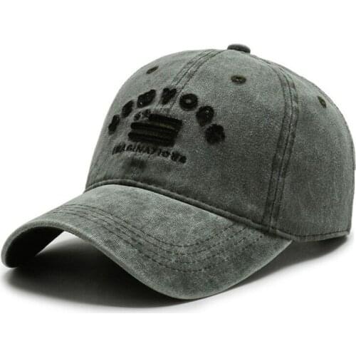 AOTENG003 New Men Fitted Dad Hat Letter embroidery baseball cap Snapback Women Washed cotton Curved peak Casquette Gorros