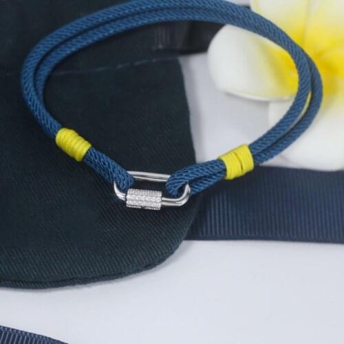 SLJELY Fashion Pure 925 Sterling Silver Purple Friendship Bracelet with Black Grey Color Chain Link for Women Men Brand Jewelry