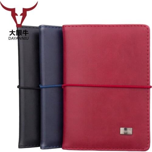 2018 Crazy Horse Vintage Style Credit Card Travel Passpot cover women Storage Wallet High Rank Passport Holder (custom available