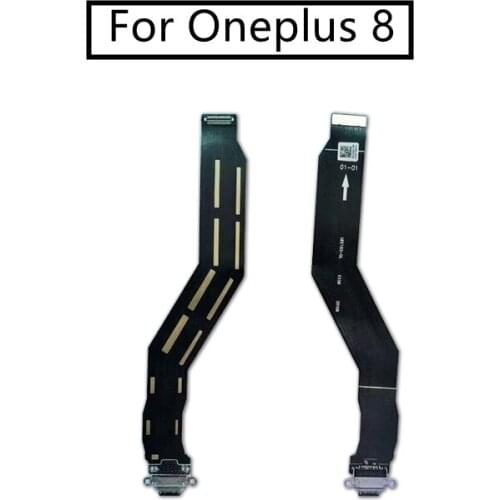 For Oneplus 8 USB Charging Port Dock Connector Flex Cable Replacement Assembly Parts phone screen repair spare parts