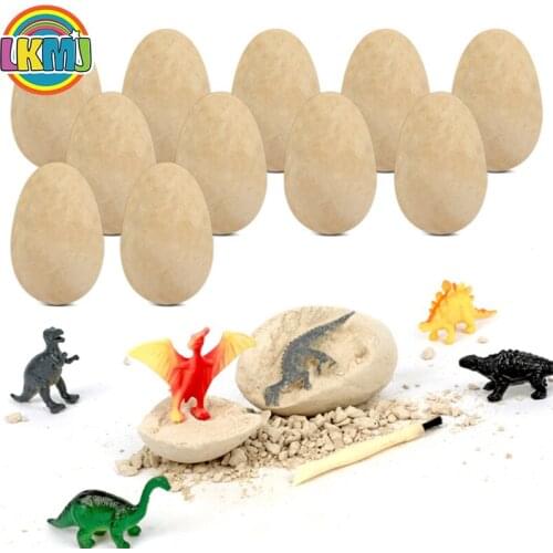 12 Dino Dig It Up Dinosaurs Eggs Didding Toys Learning Kids Activity Gift Favors for Children 12 Mystery Excavation Adventure