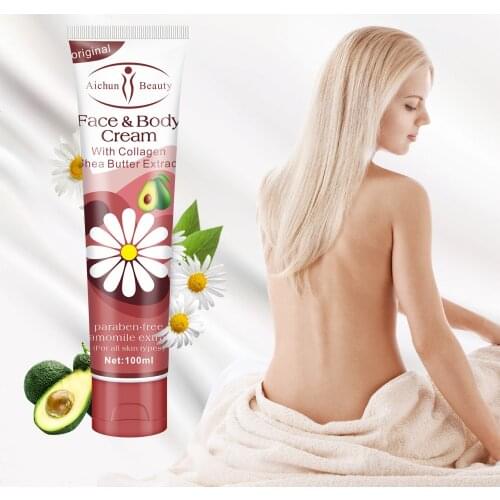 Chamomile Body Cream Natural Herbal Extract Body Oil Face Whole Body Used Moisturize Brighten Smooth Skin Whiten Skin Body Milk