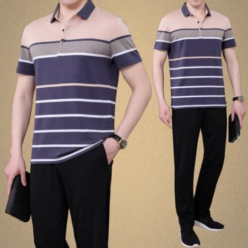 Summer Cotton Male Sportswear Tracksuit Loose Quickly Dry Men Running Jogging Outfits Athletic Casual Set Shirt+pant Sport Suit