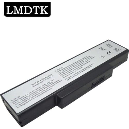 LMDTK New 6cells laptop battery FOR ASUS K72 K73 A72 N71 N73 X77 Series A32-K72 A32-N71 70-NX01B1000Z free shipping