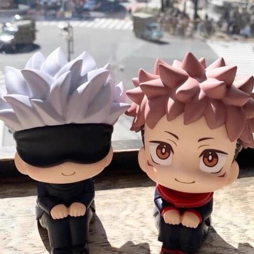 Anime Jujutsu Kaisen Gojo Satoru Desktop Decoration Collection Lovely PVC material ornaments