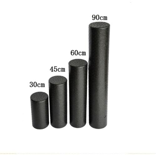 Black New EPP Yoga Block Massage Fitness Foam Roller For Back Massage Pilates Bodybuilding Gym Equipment With Trigger Points